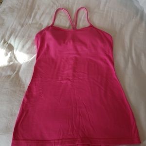 Lululemon Y Tank- Hot Pink Size 6